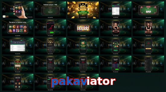 Main screen of Pakaviator bet page for PK players