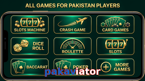 Main screen of Pakaviator games page for PK players